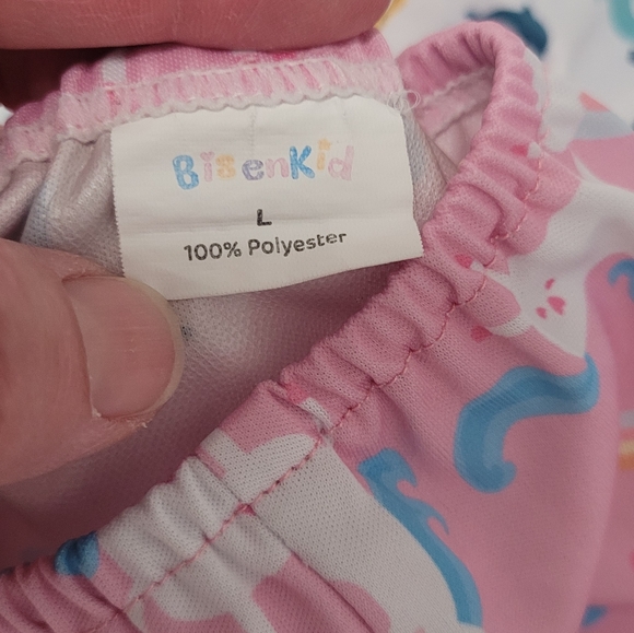 BISENKID Waterproof Diaper Cover for Plastic Pants for Toddlers, L - Picture 3 of 3